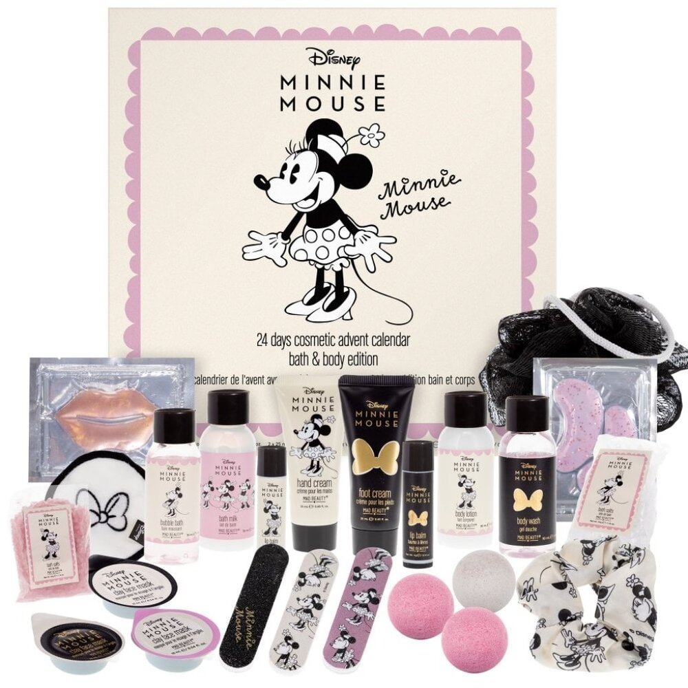 MAD BEAUTY - Disney Minnie Bow Magic 24 Days Advent Calendar Bath & Body Set